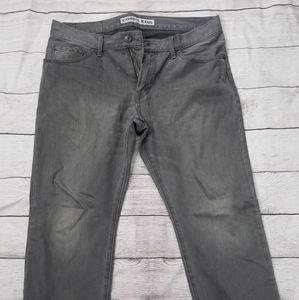 Express Gray Kingston Classic Fit Boot Cut Jeans - Men’s